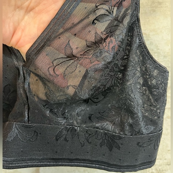 Wacoal Black Lace Bra Sz 34 Style #810340 - Picture 4 of 14